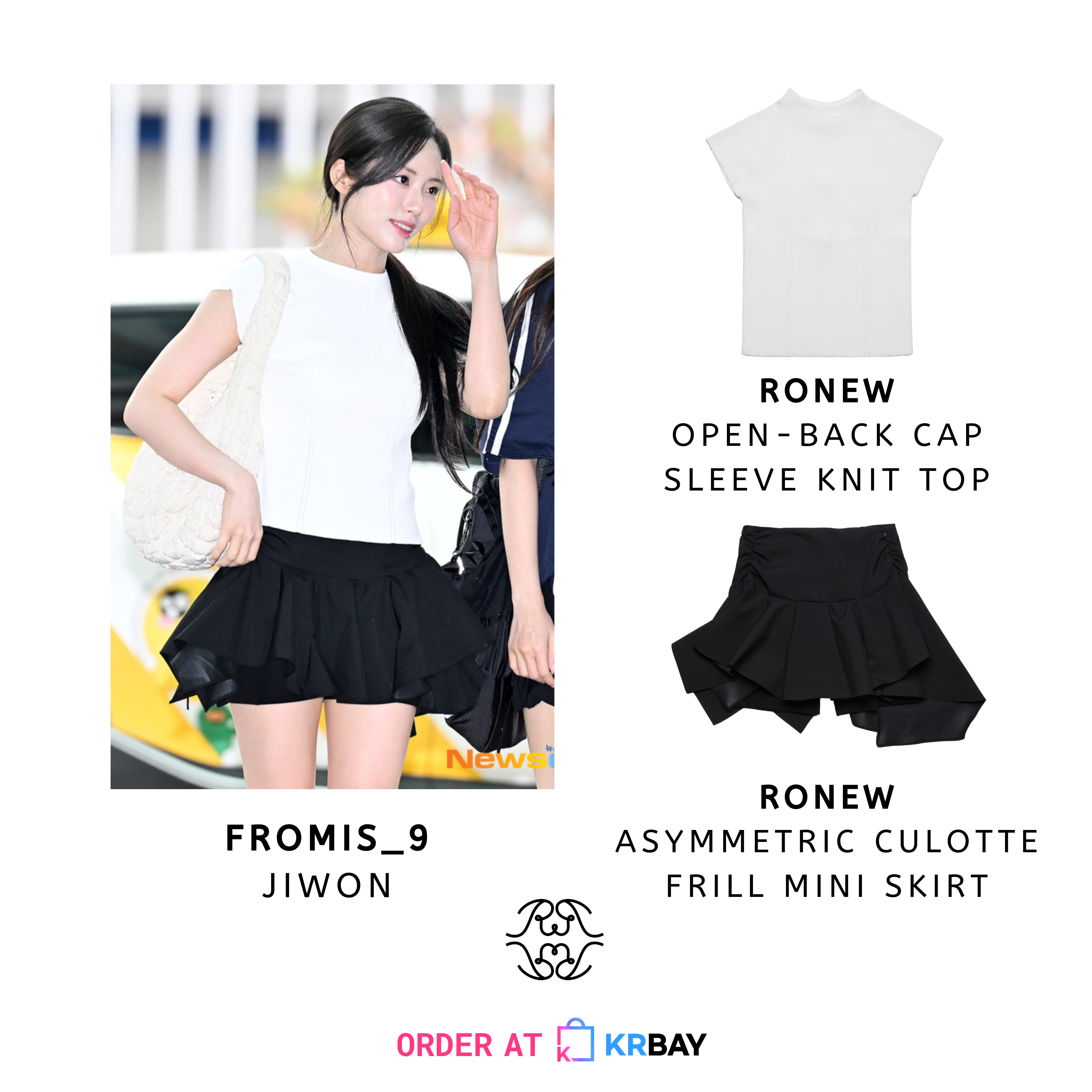 ANDWANG♥Kirakira frill culotte miniskirt ANDWANG 【pre order】Kirakira frill culotte mini skirt - 위시버킷